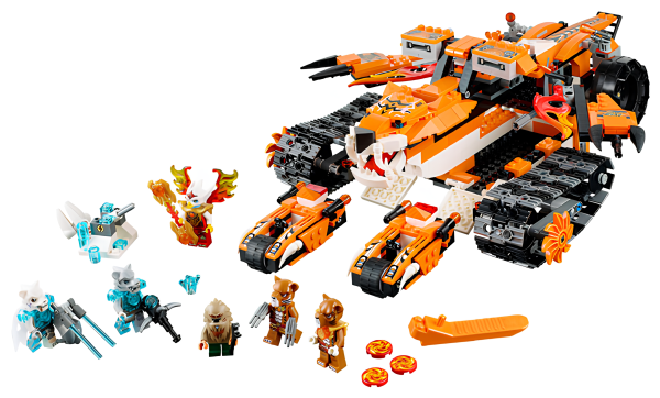 Конструктор LEGO Legends of Chima 70224  Tiger's Mobile Command Тигр